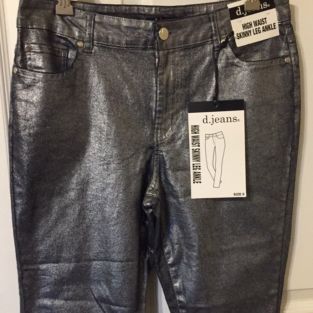 D .jeans high waist skinny leg ankle size 6 new - Picture 2 of 7
